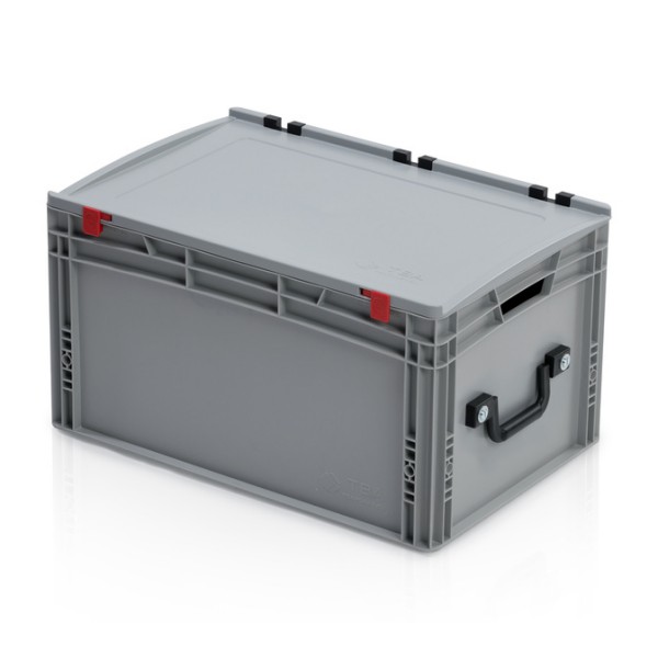 Lockable plastic EU storage box: Elena III