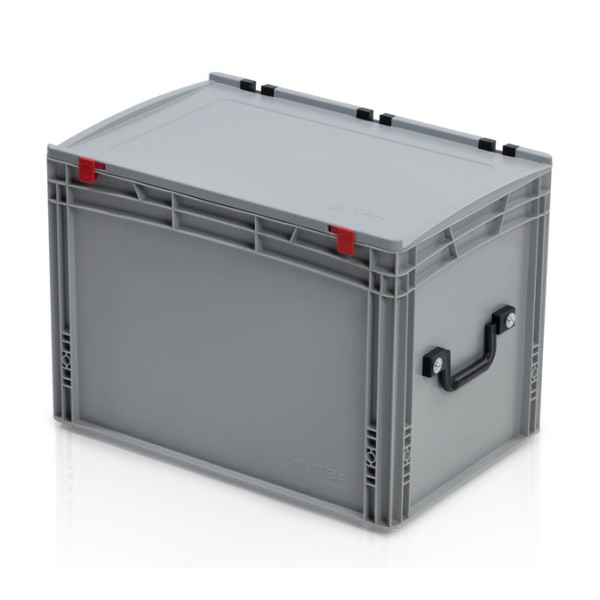 Lockable plastic EU storage box: Elena III