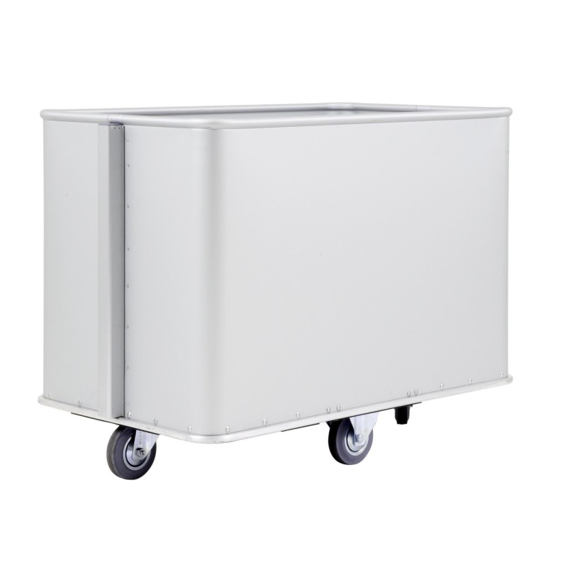 Aluminium laundry container - lift bottom