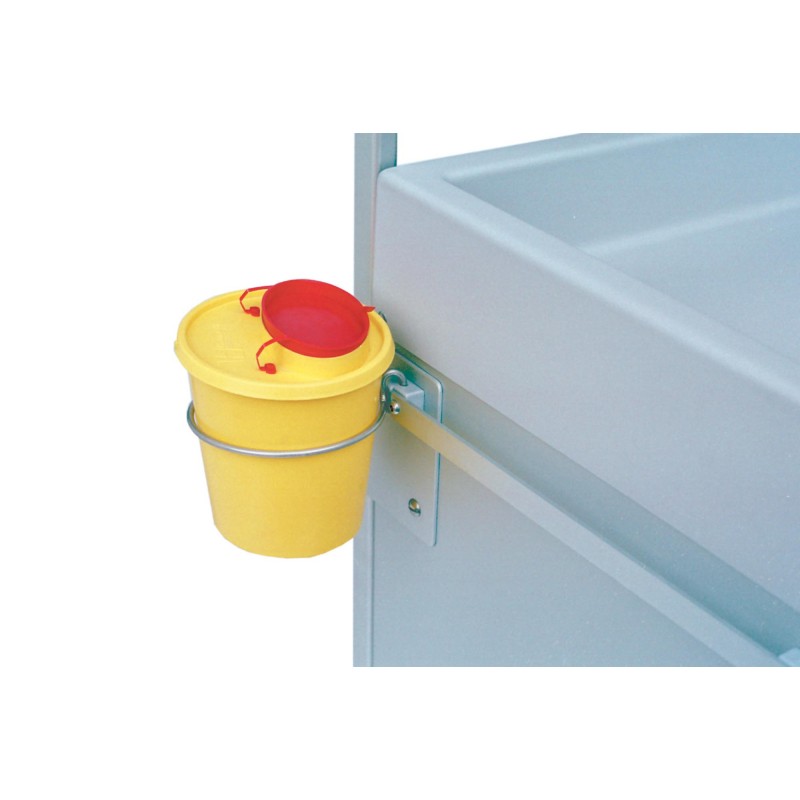 Holder for containers for sharp objects (round)