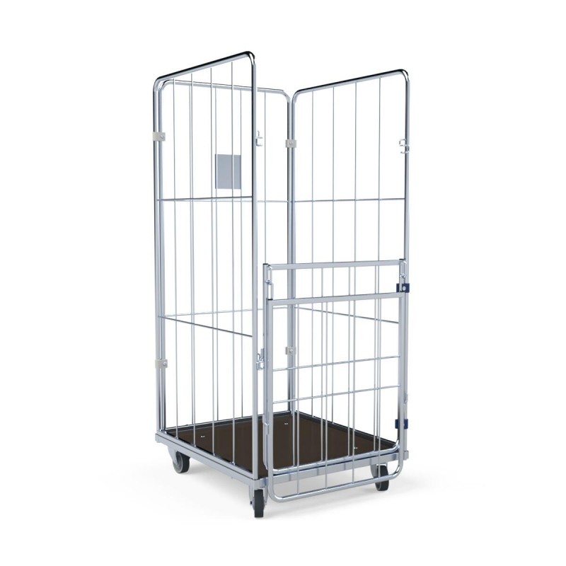 Economical laundry trolley made of mesh: BASIC URSULA II L 4.0