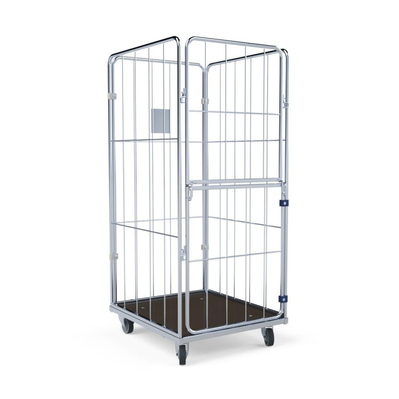 Economical laundry trolley made of mesh: BASIC URSULA II L 4.0