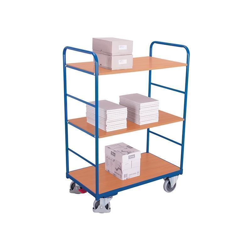 Tiered cart with 3 shelves, higher version