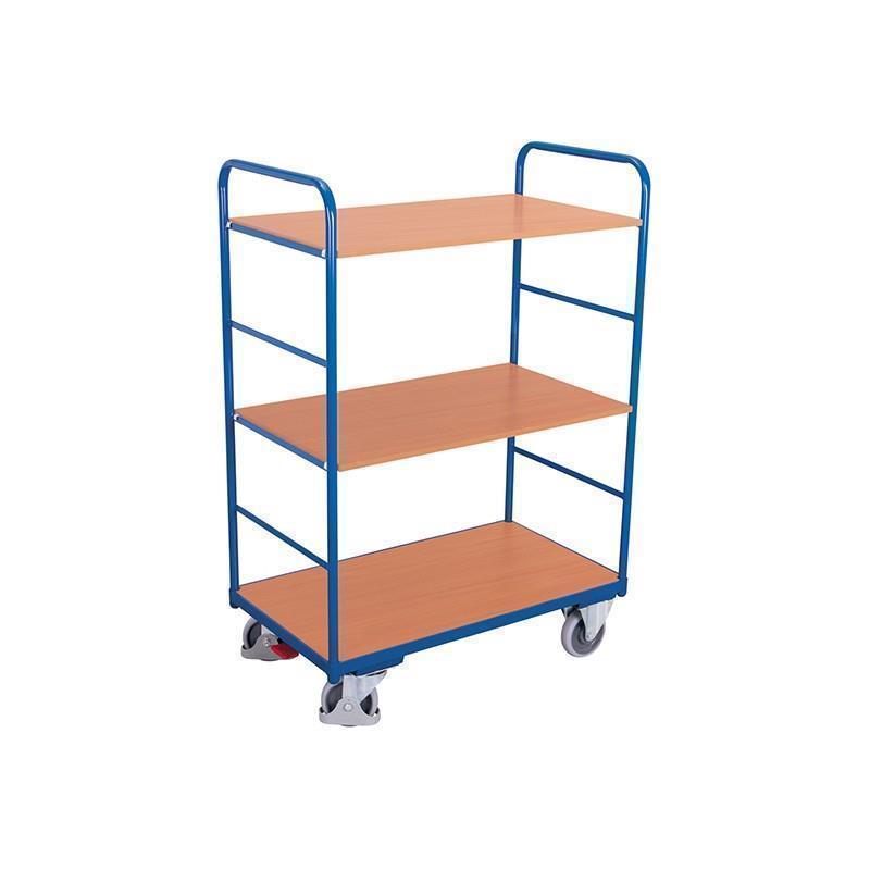 Tiered cart with 3 shelves, higher version