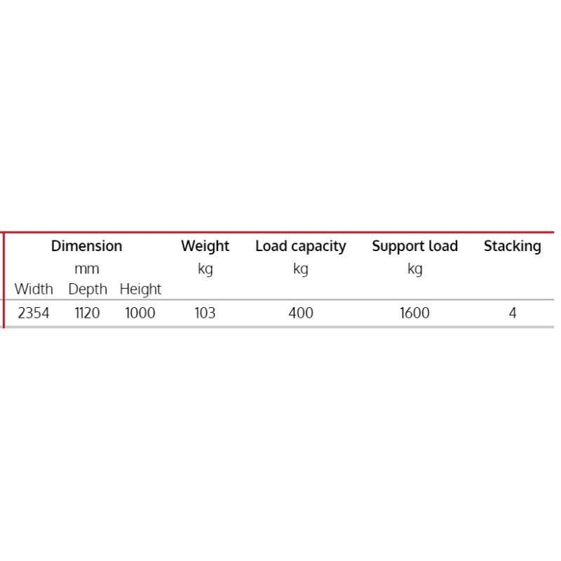 Galvanized storage rack for long loads