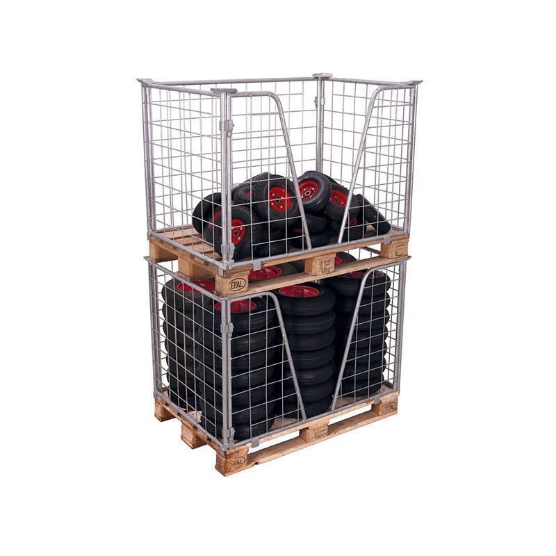 Gitterbox type 63, galvanized frame