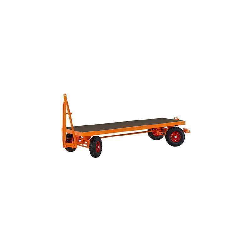 Industrial trailer with 4-axle steering axle, load capacity up to 5000 kg