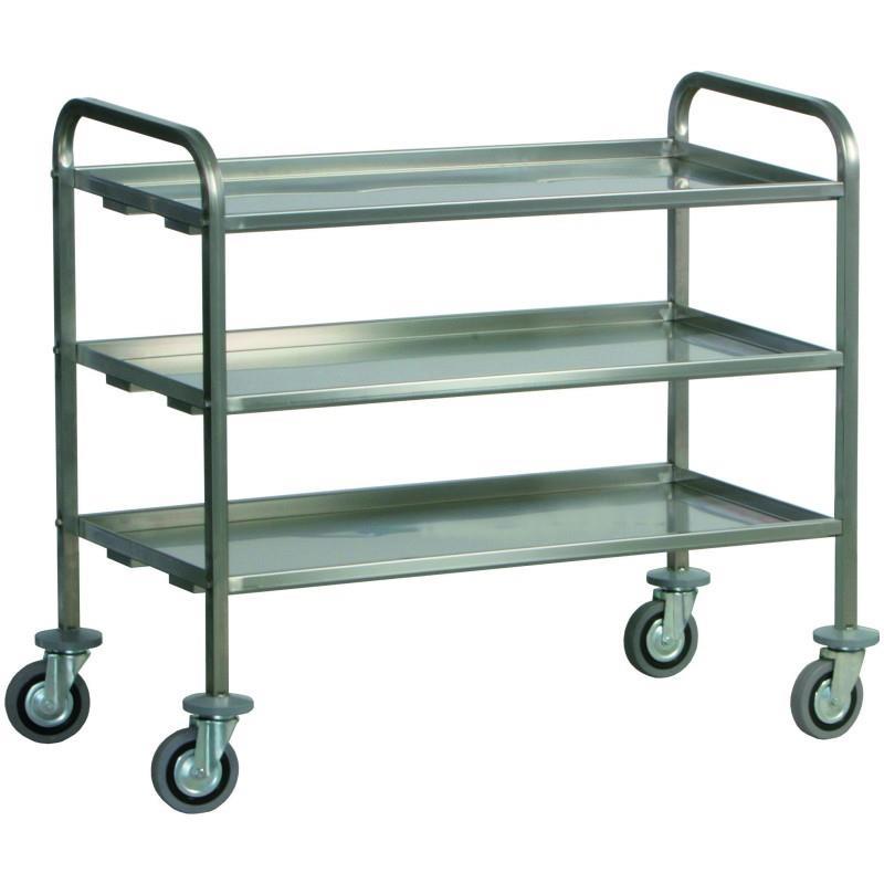 Stainless steel cart for pharmacies