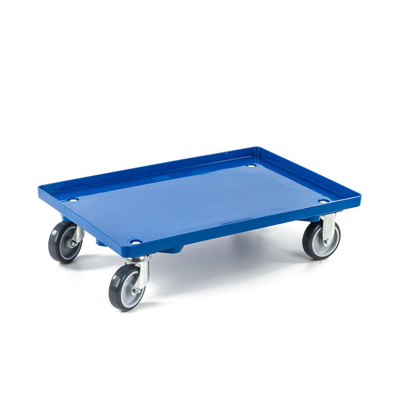 Lahki transportni voziček za eu zaboje, modra

