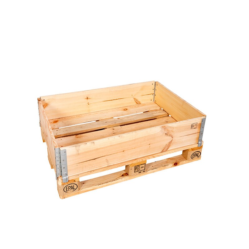 Wooden frame for EU pallets