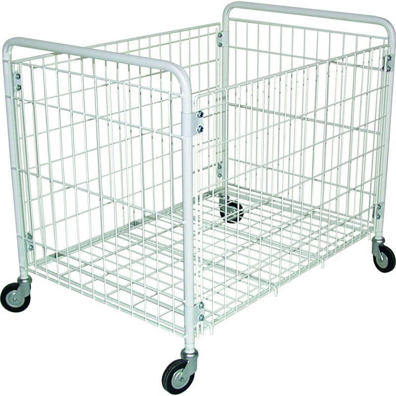 Small laundry basket trolley