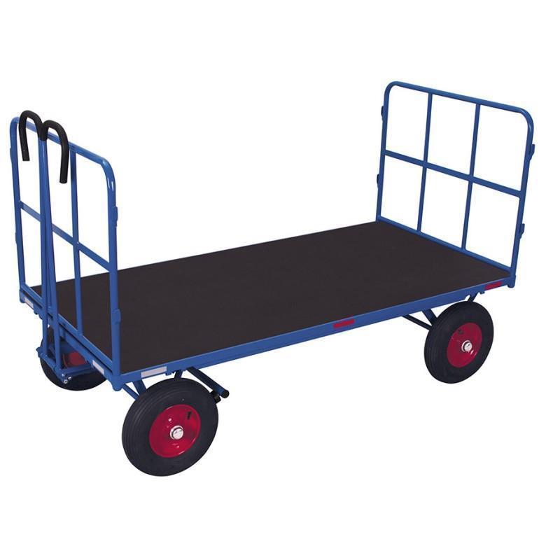 Smaller cart with handle and 2 mesh sides, longer