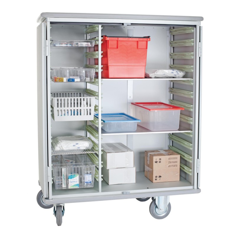 Modular trolleys for transport of consumables and medicines