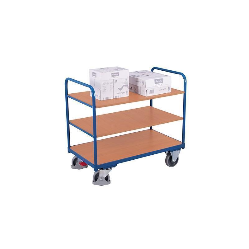 Assembly cart with 3 shelves, low version