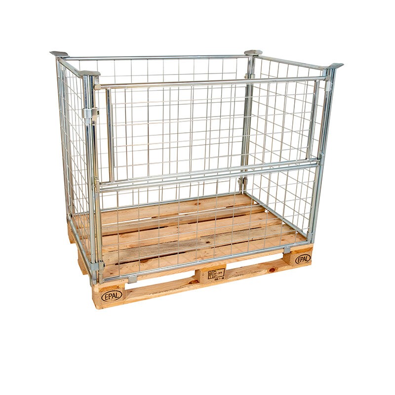 Galvanized Mesh Pallet Collar Frame