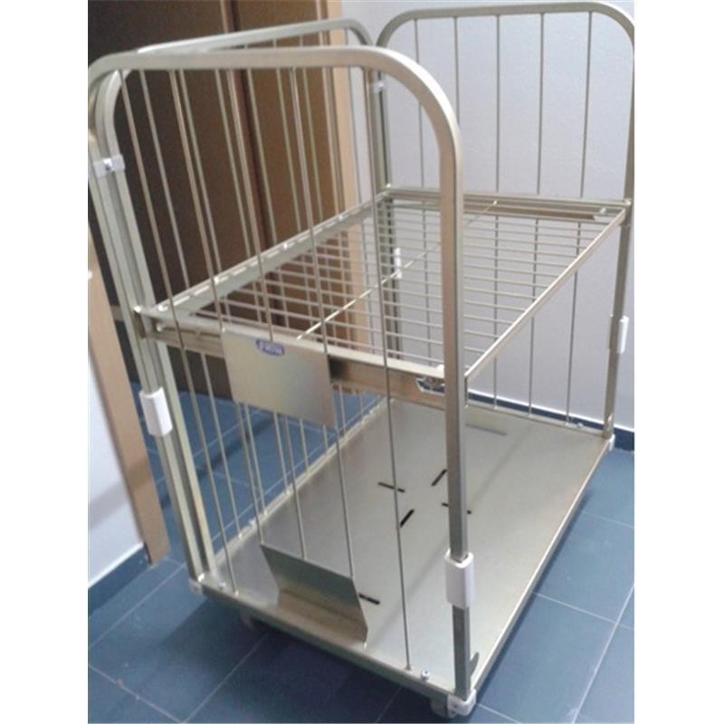 Mesh laundry transport trolley, model PMOVE V SUPER MINI