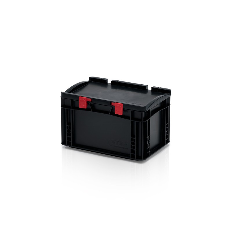 Stackable ESD box with lid: Nikol II