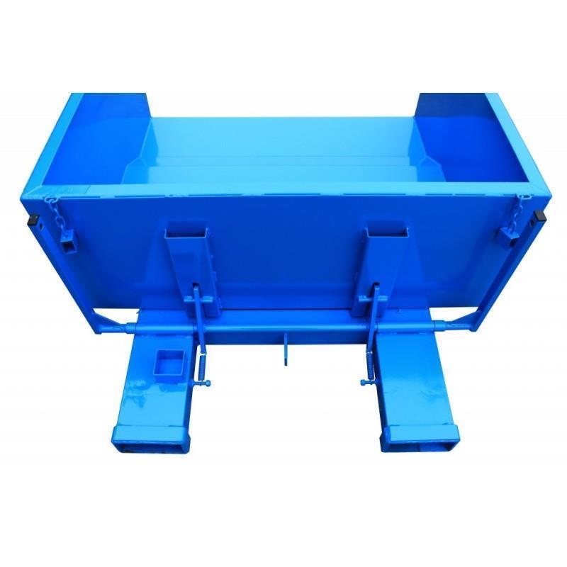 Loading tipping container for forklift - without wheels