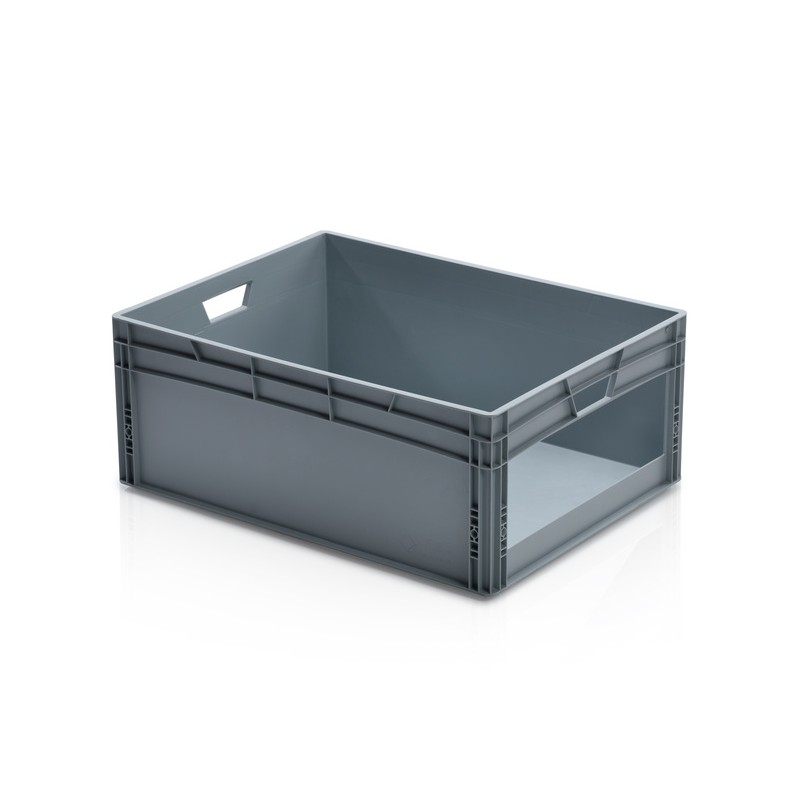 Open front euro plastic box for storage: Rozálie III