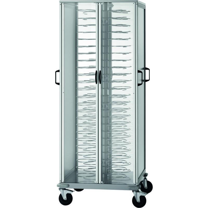 Aluminum tray transport cart