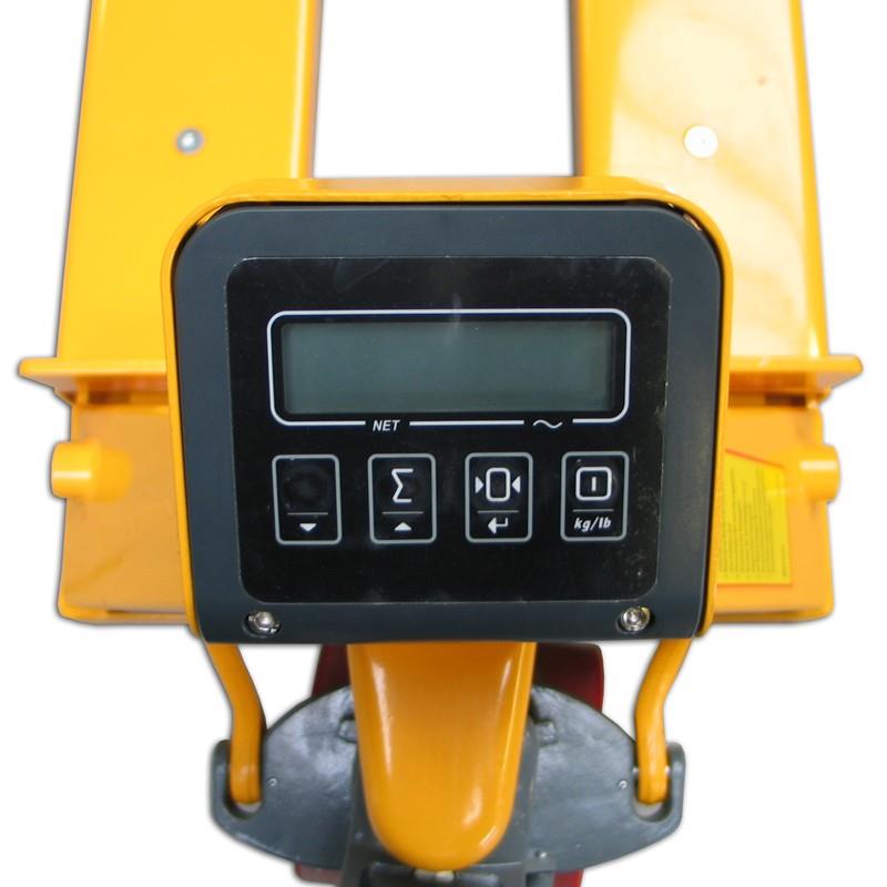 Manual pallet truck with scale - premium