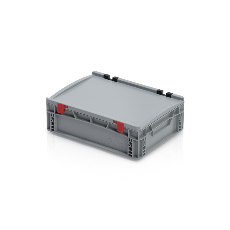 Plastic euro box for storage with lid: Aneta III