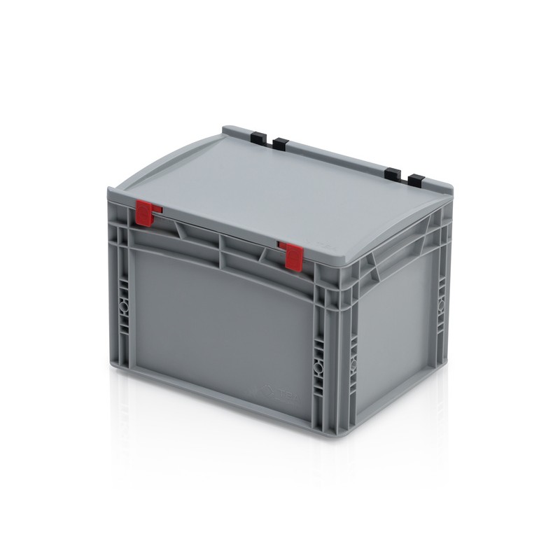 Plastic euro box for storage with lid: Aneta III