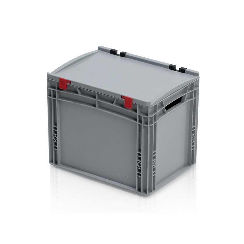 Plastic euro box for storage with lid: Aneta III