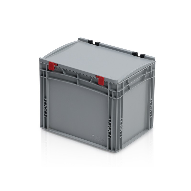 Plastic euro box for storage with lid: Aneta III