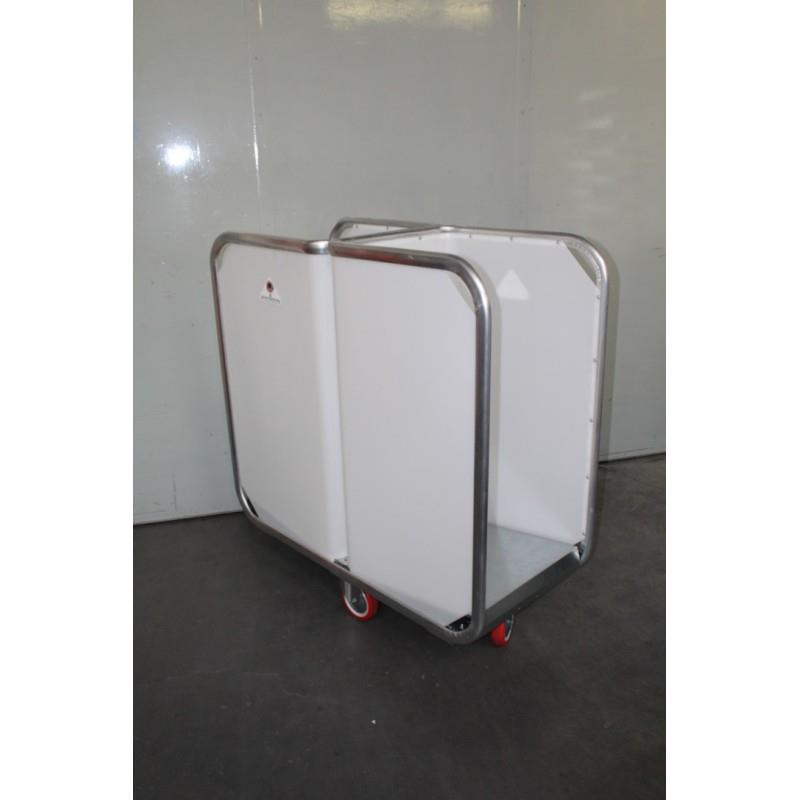 Plastic box trolley for stock movement