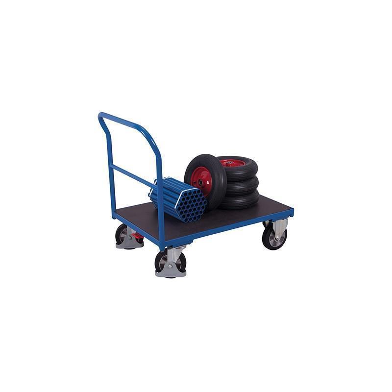 Flat cart with anti-slip surface