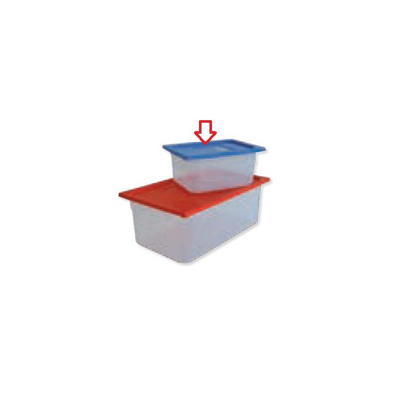 Lid for polypropylene transport containers