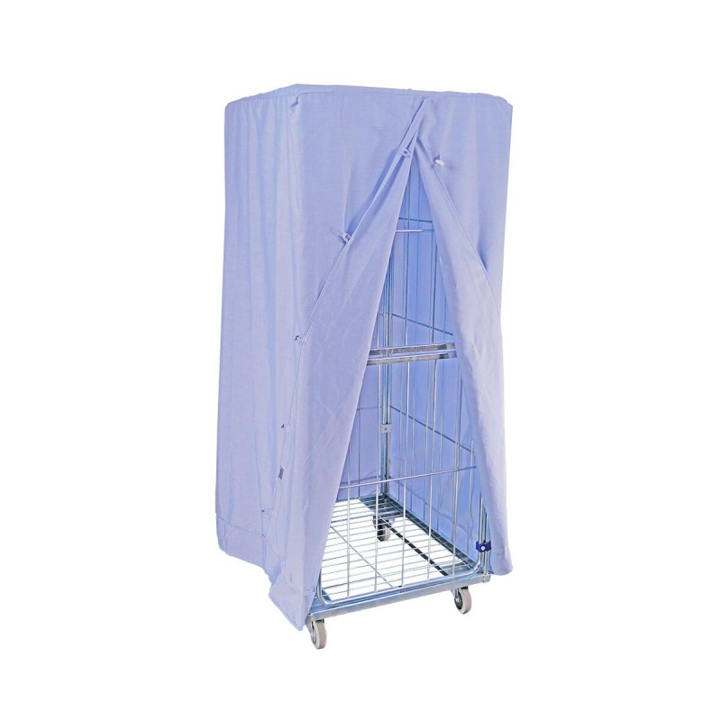 Laundry Cart Cover: for 600 x 720 mm cart, blue