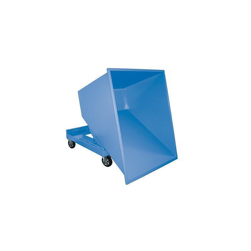 Tilting container without wheels