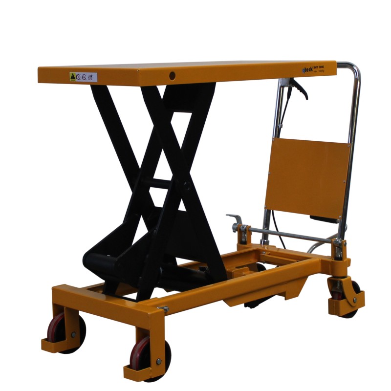 Scissor lifting table