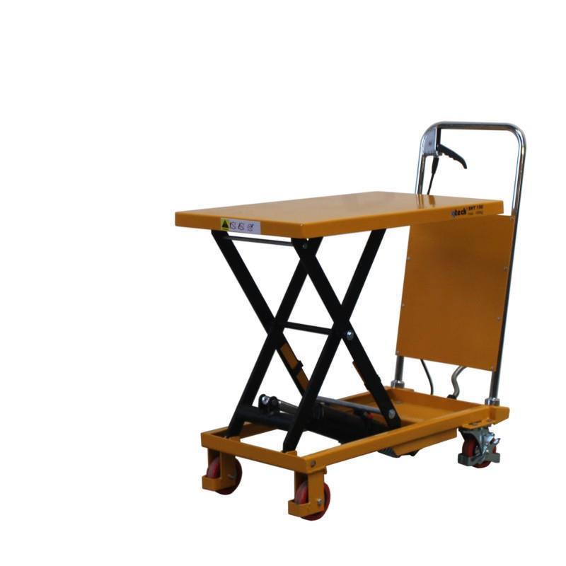 Scissor lifting table