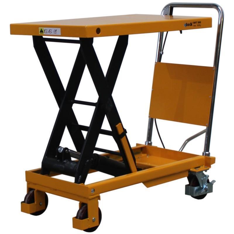 Scissor lifting table