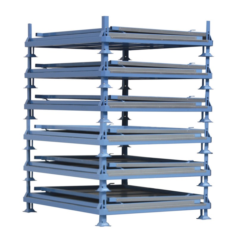 Storage Rack with Metal Side Panels