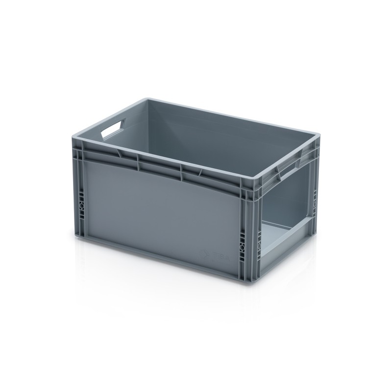 Front open folding plastic box: Anežka II