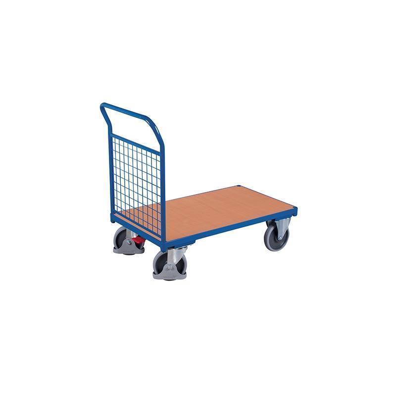 Cart with platform and mesh side