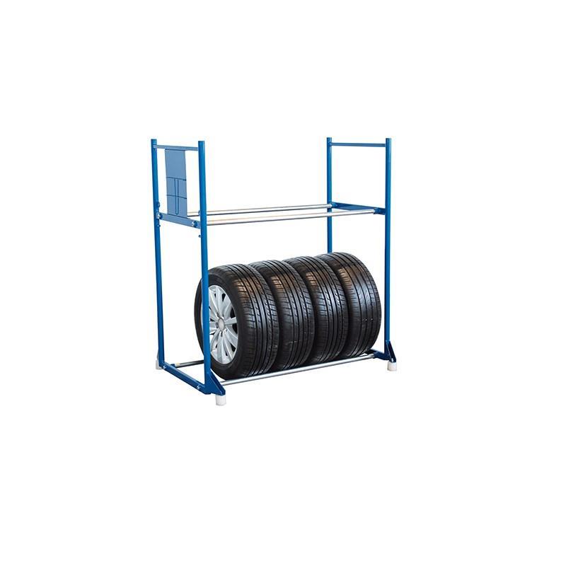 Tire rack with 2 levels