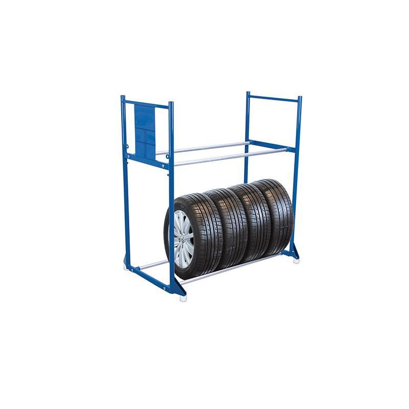 Tire rack with 2 levels