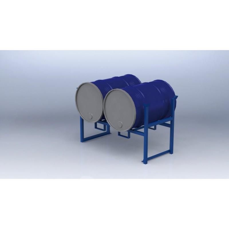Barrel stand (200 l) with height loading supports