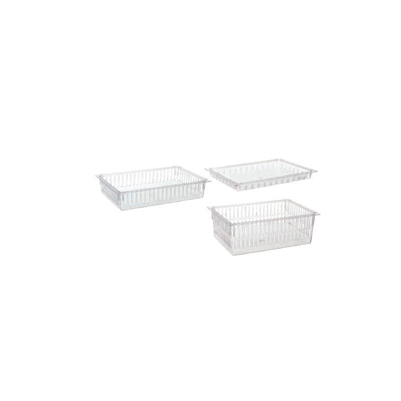 Transparent polycarbonate tray