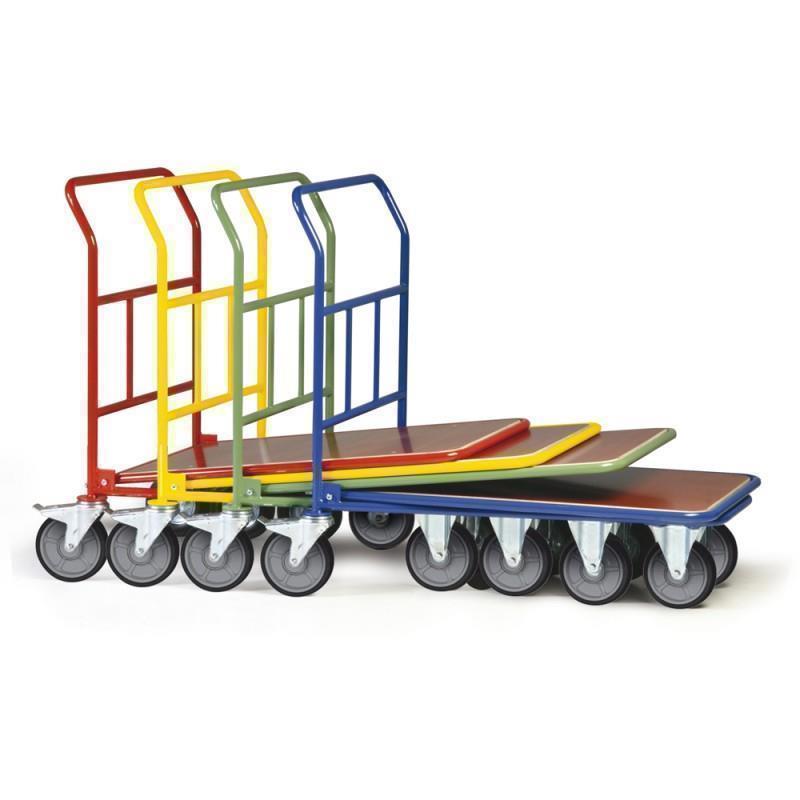 Agile single-deck cargo cart, 1000 × 600 mm