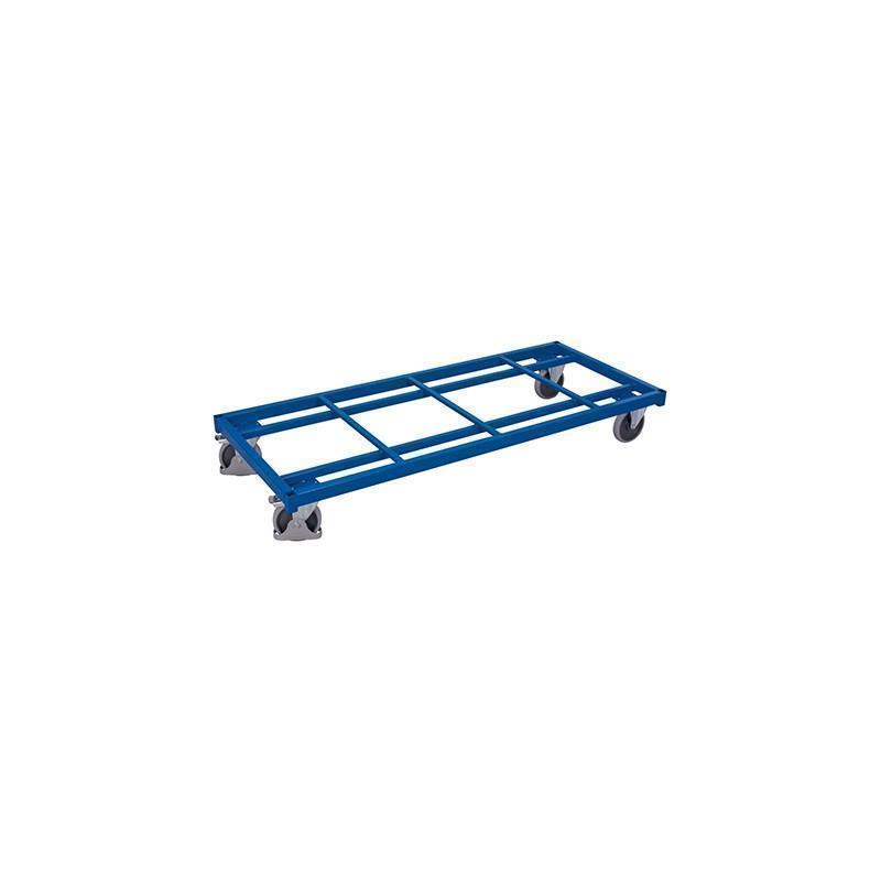 Trolley for long materials without sides