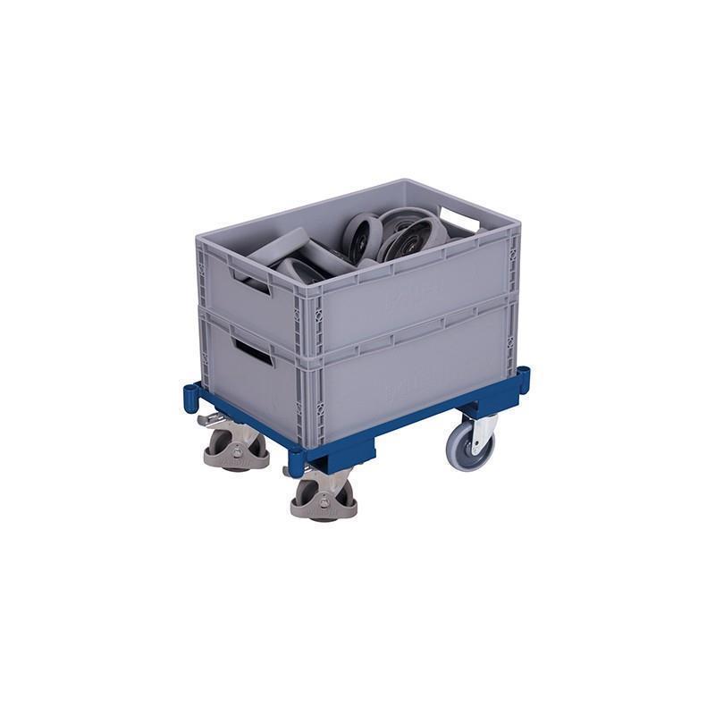 Euro crate cart, with handle holes