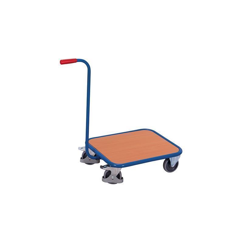 Euro box trolley with handle and without edge