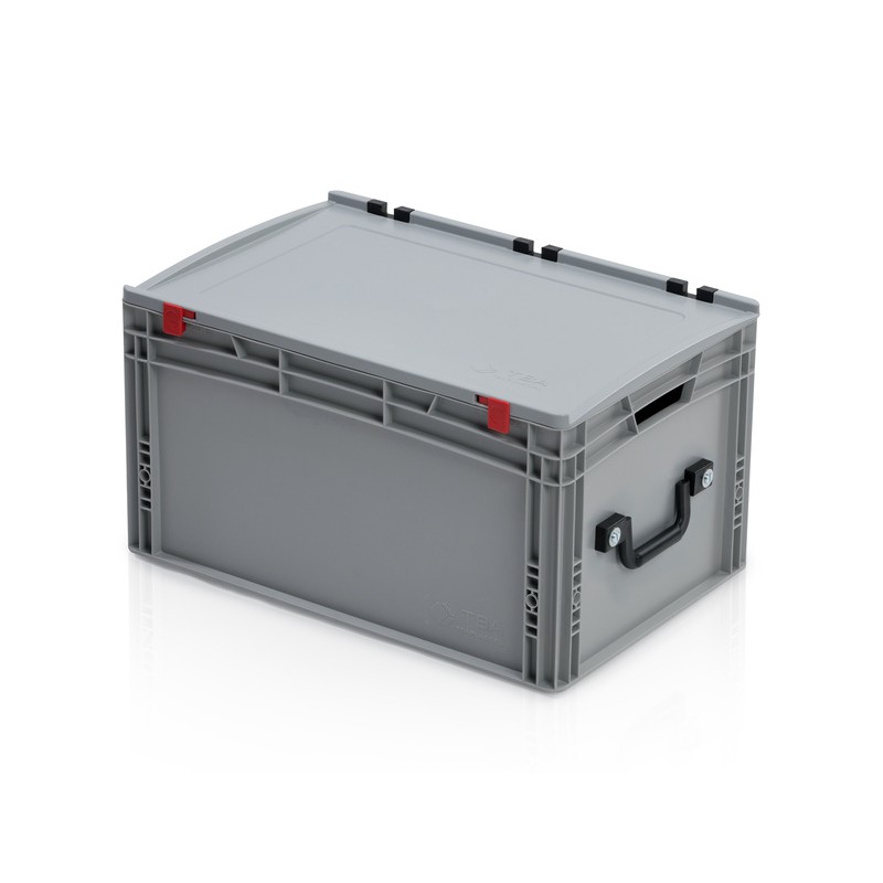 Lockable plastic EU storage box: Elena III