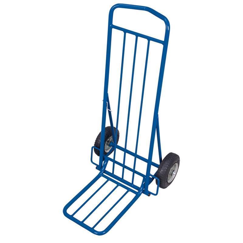 Folding manual cart for packages